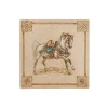 Boutiques de musées Coupe carrée - Chevaux du vent 17x17cm - Faïencerie de Gien New
