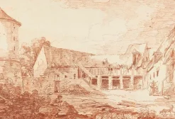Boutiques de musées Cour de ferme délabrée (panneaux acryliques) New