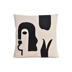 Boutiques de musées Coussin Art Noir 40x40cm Discount