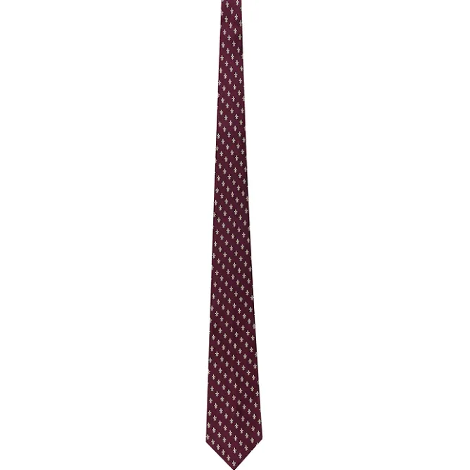 Boutiques de musées Cravate Fleurs de lys - Rouge Best