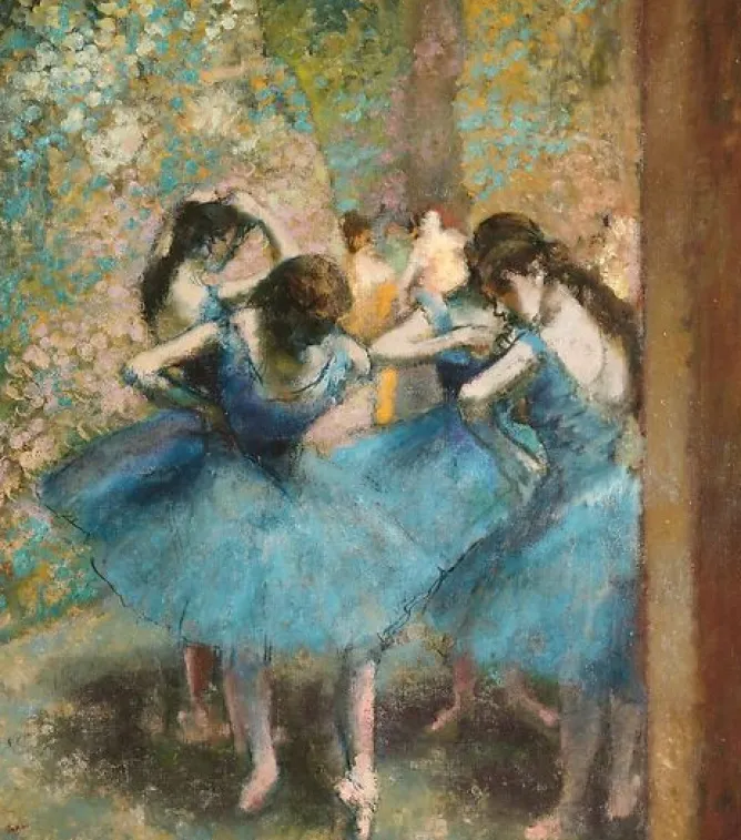 Boutiques de musées Danseuses bleues (toiles sur châssis) New