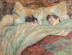 Boutiques de musées Dans le lit (détail), vers 1892 (affiches d'art)