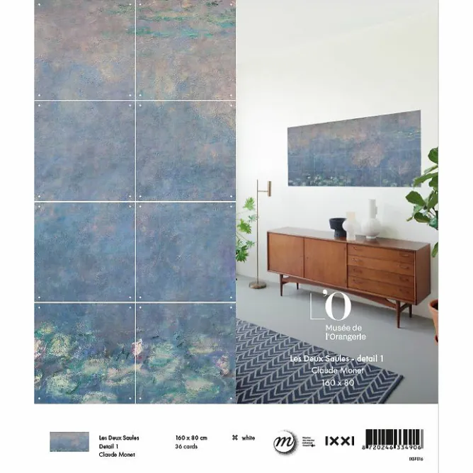 Art De La Maison<Boutiques de musées Décoration murale Claude Monet - Les deux saules - IXXI - 160 x 80 cm
