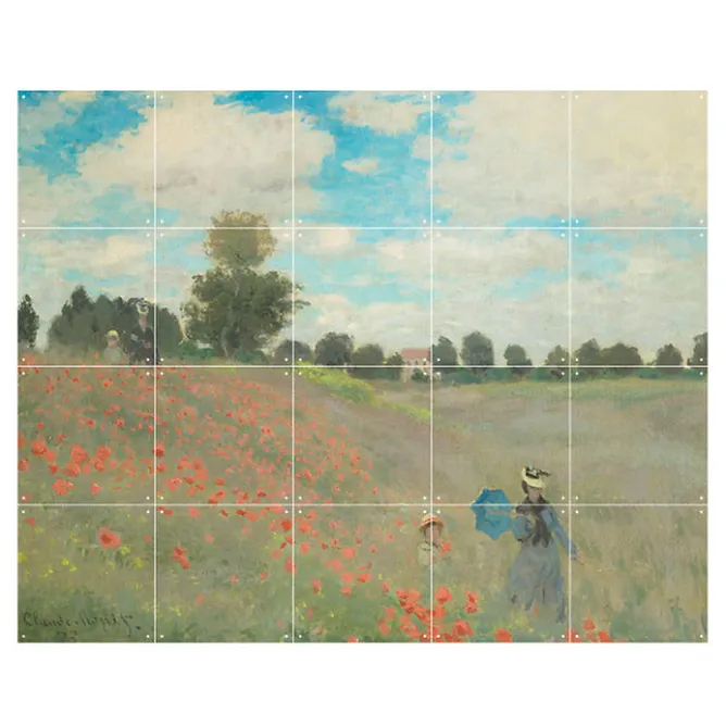 Boutiques de musées Décoration murale Claude Monet - Coquelicots, environs d'Argenteuil - IXXI New