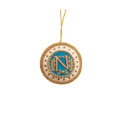 Décorations De Noël<Boutiques de musées Décoration Noël Chiffre Napoléon - Turquoise/crème