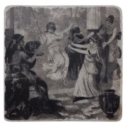 Boutiques de musées Dessous de verre - Gynaeceum - Scène de la vie quotidienne 5 Clearance