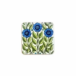 Art De La Table<Boutiques de musées Dessous de verre William De Morgan Fleurs bleues - V&A
