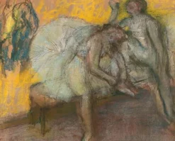 Boutiques de musées Deux danseuses au repos (panneaux aluminium) Clearance