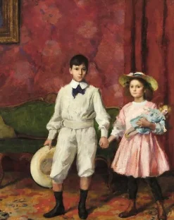 Boutiques de musées Deux enfants [Pierre et Valentine] (affiches d'art encadrées) Sale