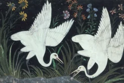 Boutiques de musées Deux grues au bord d'un étang (toiles sans cadre) Clearance