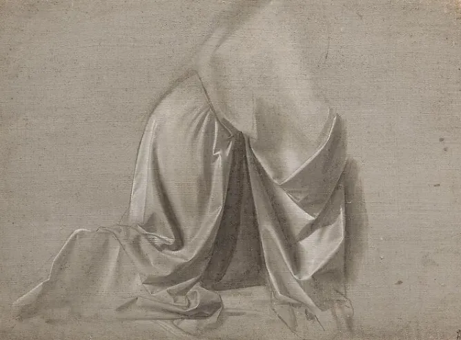 Panneaux Aluminium|Panneaux Acryliques<Boutiques de musées Draperie Jabach III I. Figure agenouillée (panneaux aluminium)
