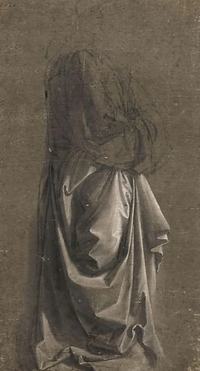 Boutiques de musées Draperie Jabach VIII. Figure debout (toiles encadrées)