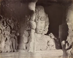 Boutiques de musées Elephanta. Maheshamurti, 1870-1880 (panneaux aluminium) Sale