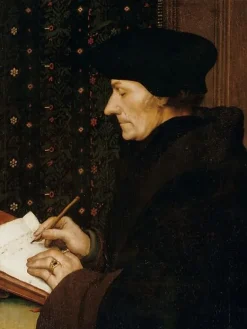 Boutiques de musées Erasme écrivant (1467-1536) (toiles sans cadre) Best