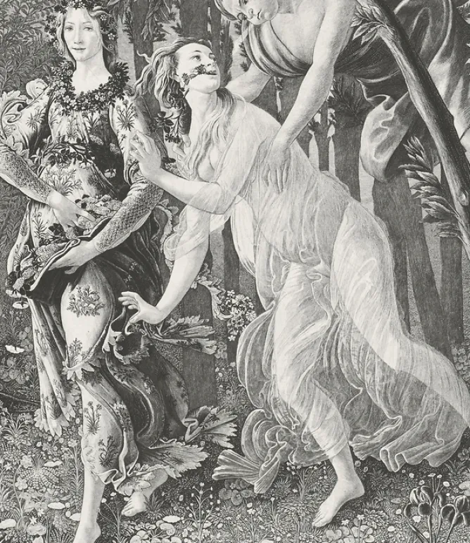 Boutiques de musées Estampe Allégorie du printemps - Botticelli