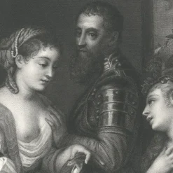 Boutiques de musées Estampe Allégorie en l'honneur d'Alphonse d'Avalos, marquis de Guast - Titien