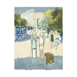 Paris Et Le Louvre<Boutiques de musées Estampe Avenue Du Bois de Van Dongen