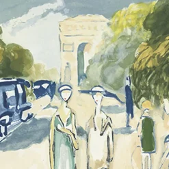 Paris Et Le Louvre<Boutiques de musées Estampe Avenue Du Bois de Van Dongen