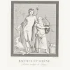 Boutiques de musées Estampe Bacchus et Silène, peinture antique de Pompeï - Boucher-Desnoyer New