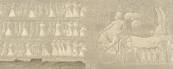 Boutiques de musées Estampe Bas-relief sculpté, péristyle du palais, Medinet-Abou Hot