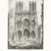 Boutiques de musées Estampe Cathédrale de Reims - Louis Orr Sale