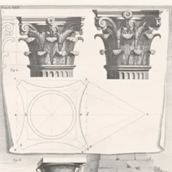 Architecture Et Villes<Boutiques de musées Estampe Chapiteaux Corinthiens