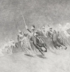 Boutiques de musées Estampe Charge des cuirassiers - Aimé Morot Outlet