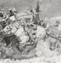 Boutiques de musées Estampe Charge des cuirassiers - Aimé Morot Outlet