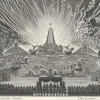 Personnages Et Évènements Historiques<Boutiques de musées Estampe Cinquième journée - Feu d'artifice sur le canal de Versailles - Jean Lepautre