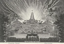 Personnages Et Évènements Historiques<Boutiques de musées Estampe Cinquième journée - Feu d'artifice sur le canal de Versailles - Jean Lepautre