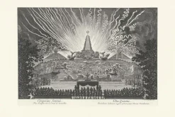 Personnages Et Évènements Historiques<Boutiques de musées Estampe Cinquième journée - Feu d'artifice sur le canal de Versailles - Jean Lepautre