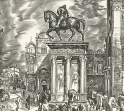 Boutiques de musées Estampe Colleone of Venise - Albert Decaris Best