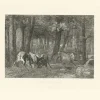 Boutiques de musées Estampe Combat de cerfs - Gustave Courbet Clearance