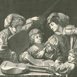 Chefs D'Œuvre Des Musées<Boutiques de musées Estampe Concert de musique