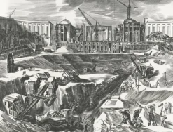 Boutiques de musées Estampe Construction du palais de Chaillot - Albert Decaris Best