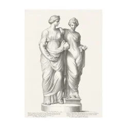 Dessins<Boutiques de musées Estampe Deux nymphes Hespérides