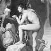 Boutiques de musées Estampe Œdipe explique l'énigme du sphinx - Ingres Clearance