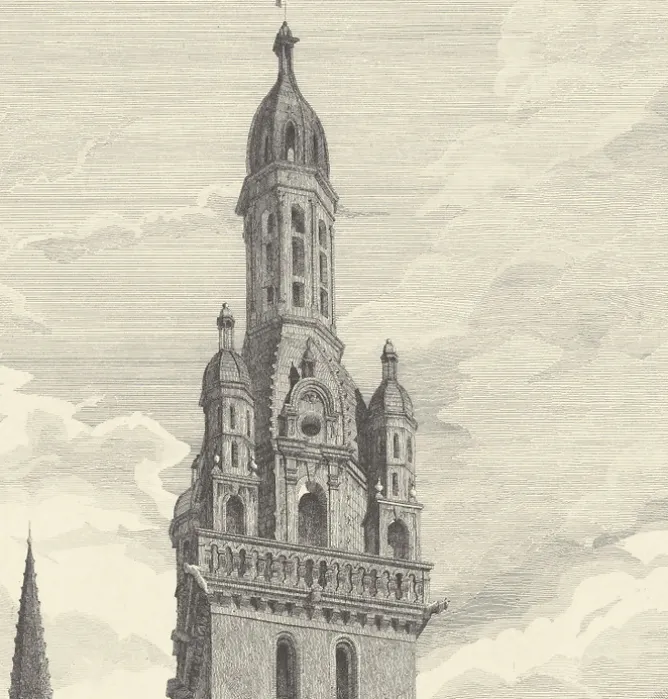 Boutiques de musées Estampe Eglise de Pleyben - Gabriel Toudouze Discount