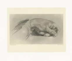 Dessins<Boutiques de musées Estampe Etude de main - Alphonse Alexandre Leroy
