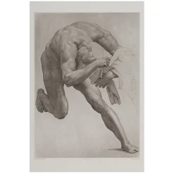 Chefs D'Œuvre Des Musées<Boutiques de musées Estampe Etude d'homme nu - Da Volterra