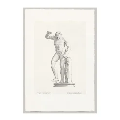 Dessins<Boutiques de musées Estampe Faune tenant une flûte de Pan