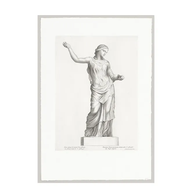 Dessins<Boutiques de musées Estampe Femme drapée