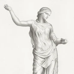 Dessins<Boutiques de musées Estampe Femme drapée