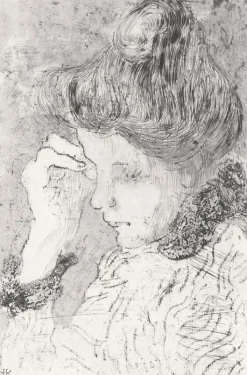 Chefs D'Œuvre Des Musées<Boutiques de musées Estampe Femme en buste - Louis Valtat