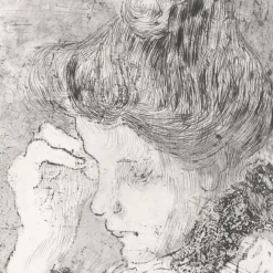 Chefs D'Œuvre Des Musées<Boutiques de musées Estampe Femme en buste - Louis Valtat