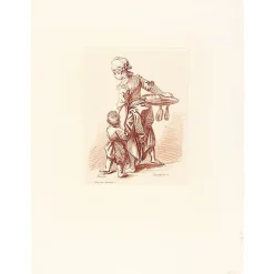 Chefs D'Œuvre Des Musées<Boutiques de musées Estampe Femme tenant un enfant par la main