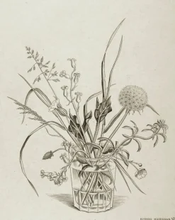 Boutiques de musées Estampe Fleurs des champs dans un verre (printemps) - Hasegawa Outlet