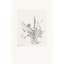 Nature, Fleurs Et Paysages|Art Moderne<Boutiques de musées Estampe Fleurs des champs dans un verre (automne) - Hasegawa