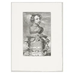 Boutiques de musées Estampe Frontispice - Anton van Dyck