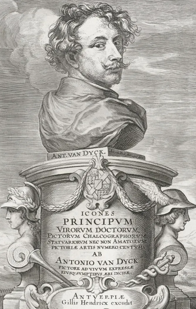 Boutiques de musées Estampe Frontispice - Anton van Dyck